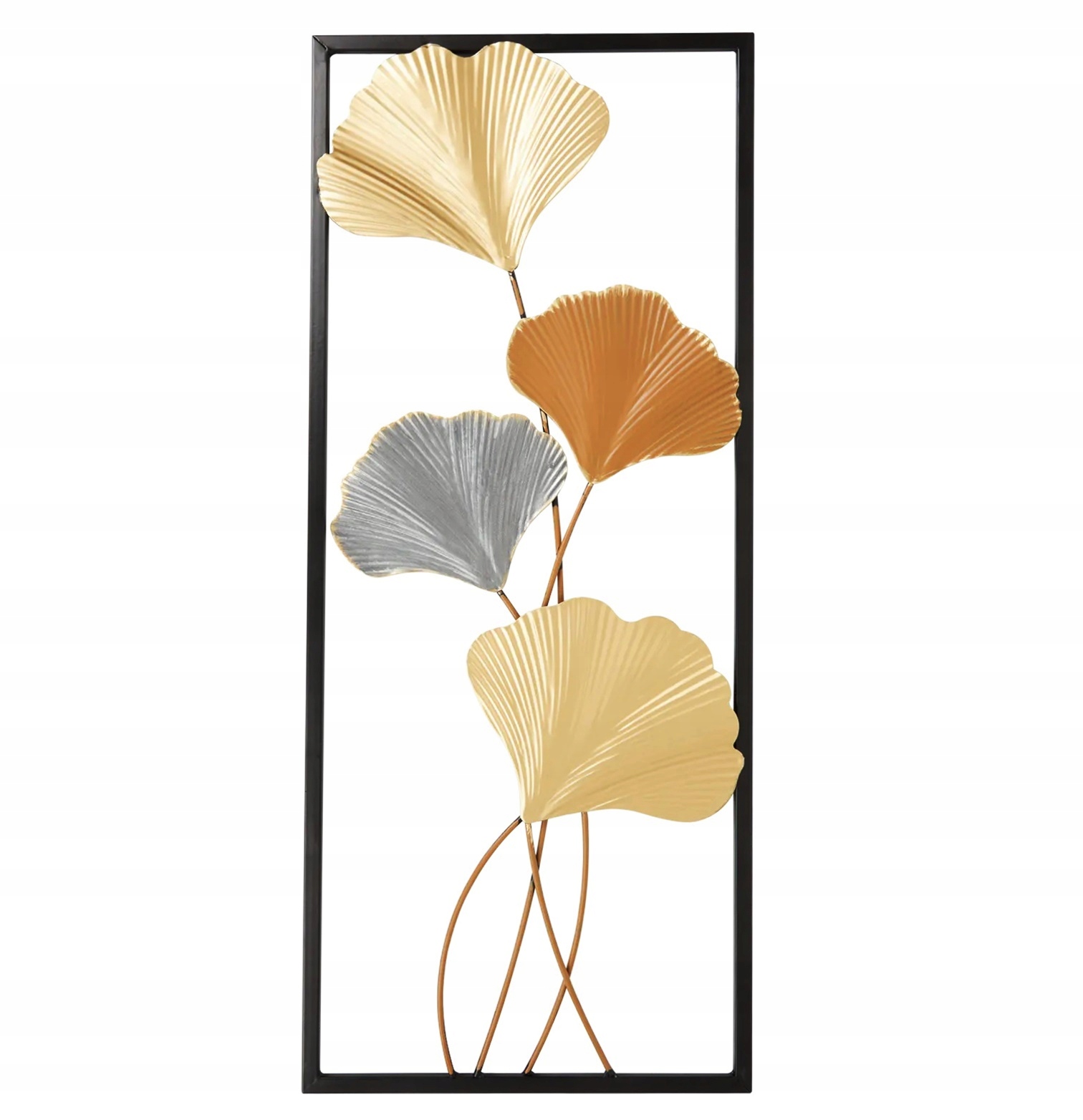 

Metalowa Dekoracja Ozdoba Ścienna Liście Miłorzębu