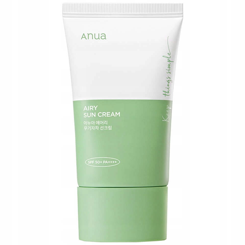 Anua Airy Sun Cream Opalovací Krém Spf 50+ Pa++++ 50 ml
