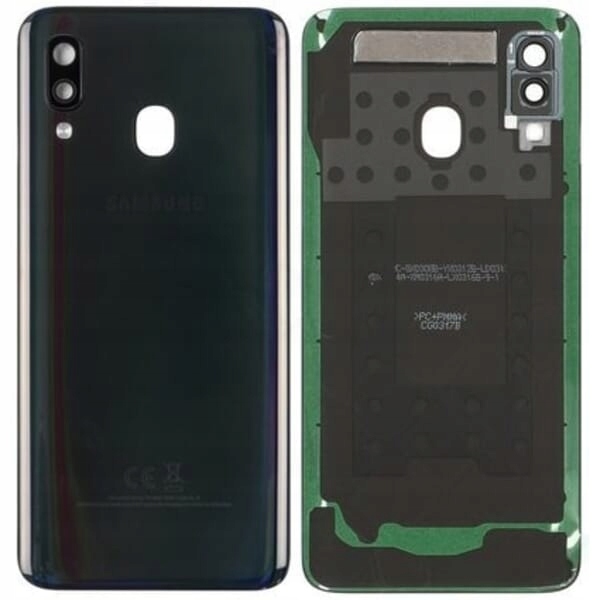 

Obudowa Klapka Szyba Samsung A40 A405 Black Oryg