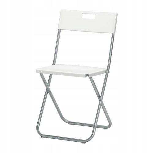 

Ikea Gunde Krzesło Składane Białe Dom Ogród