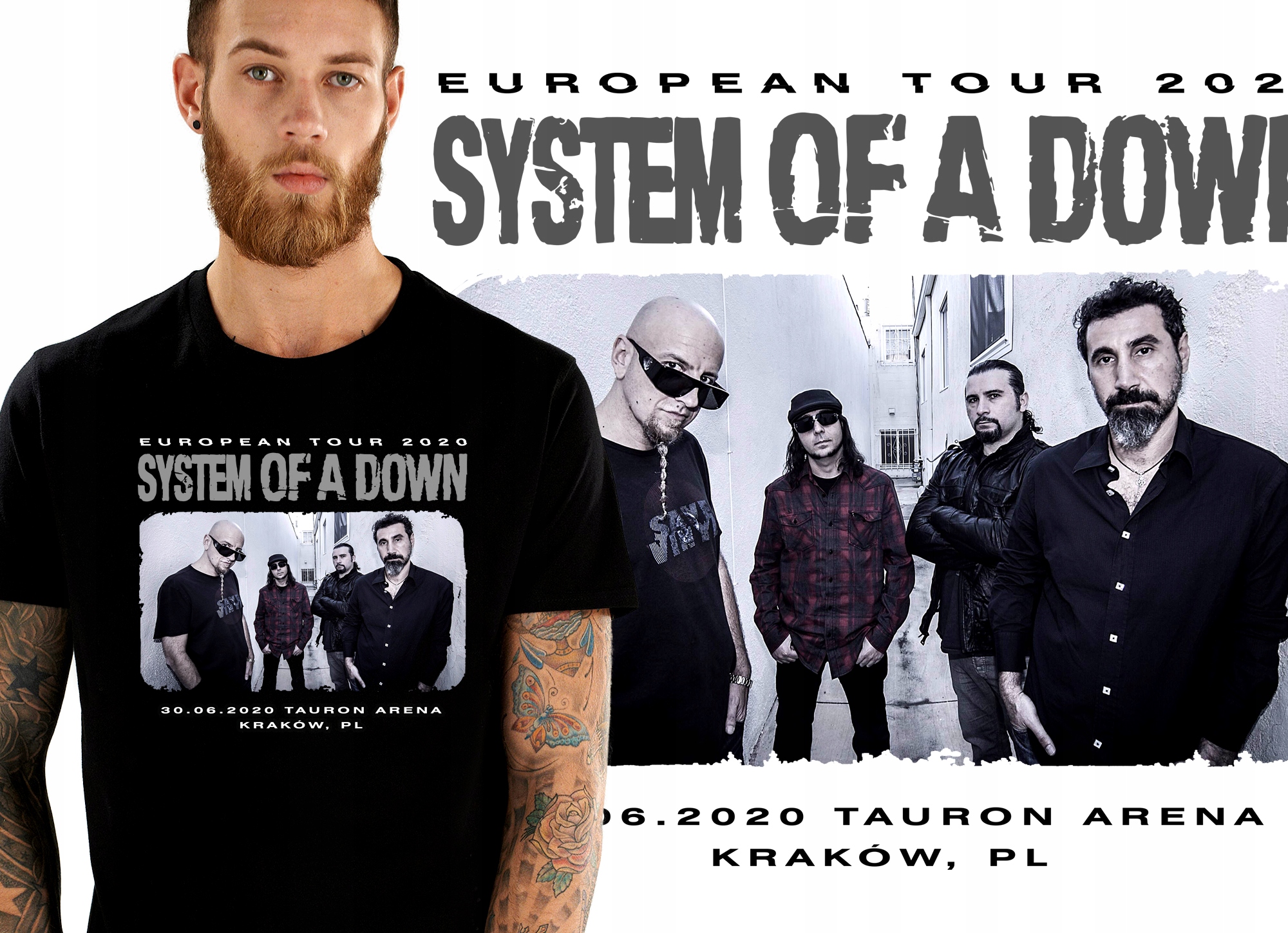 

System Of A Down Soad 2020 Koszulka Męska XL