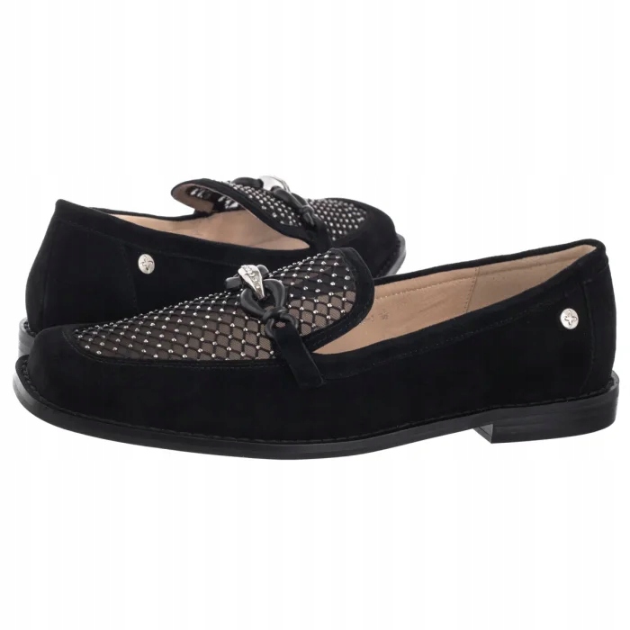 Boty Mokasíny Kožené Maciejka Černé K6803-20/00-1 Black