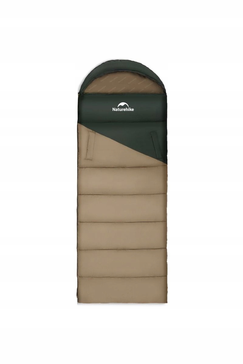 Naturehike Śpiwór turystyczny U450 Sunny Day 220x80cm zielony prawy