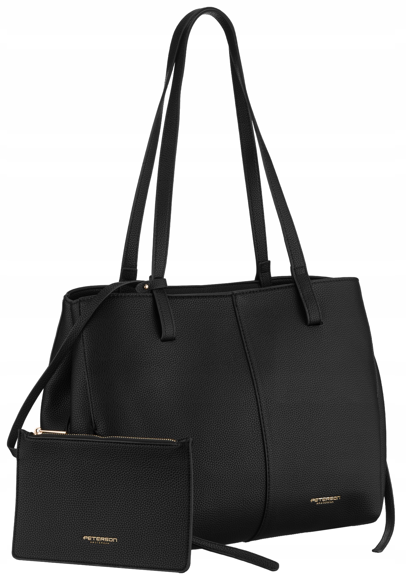 Dámská kabelka přes rameno Peterson městská velká prostorná z ekologické kůže