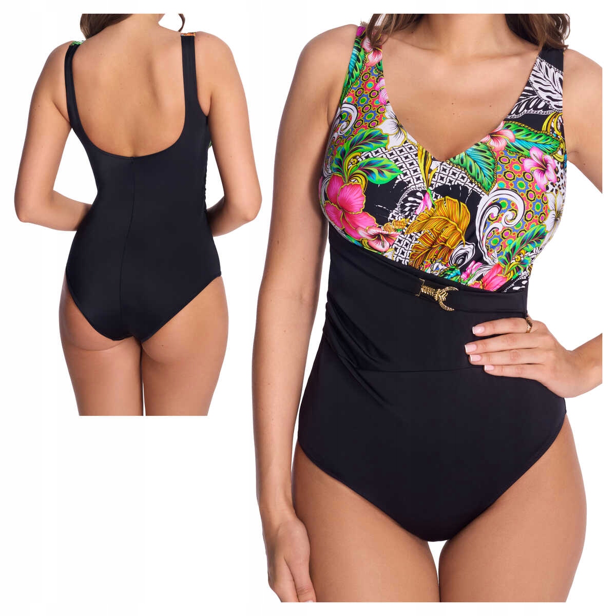 Ava Jednodílné plavky 67 royal wild 80H