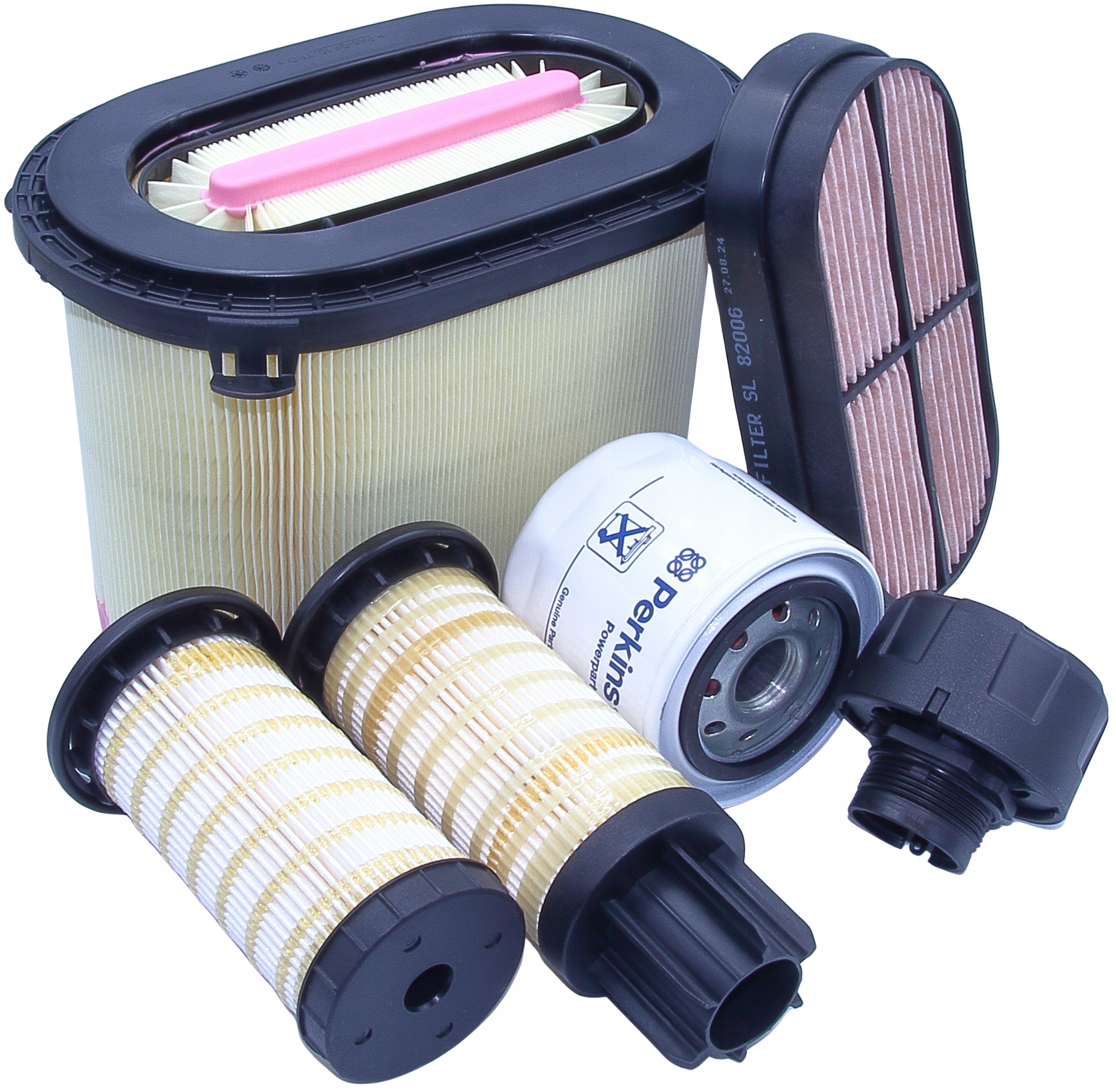 Filtry Wacker Neuson WL60 komplet, motor Perkins 854FE-34TA