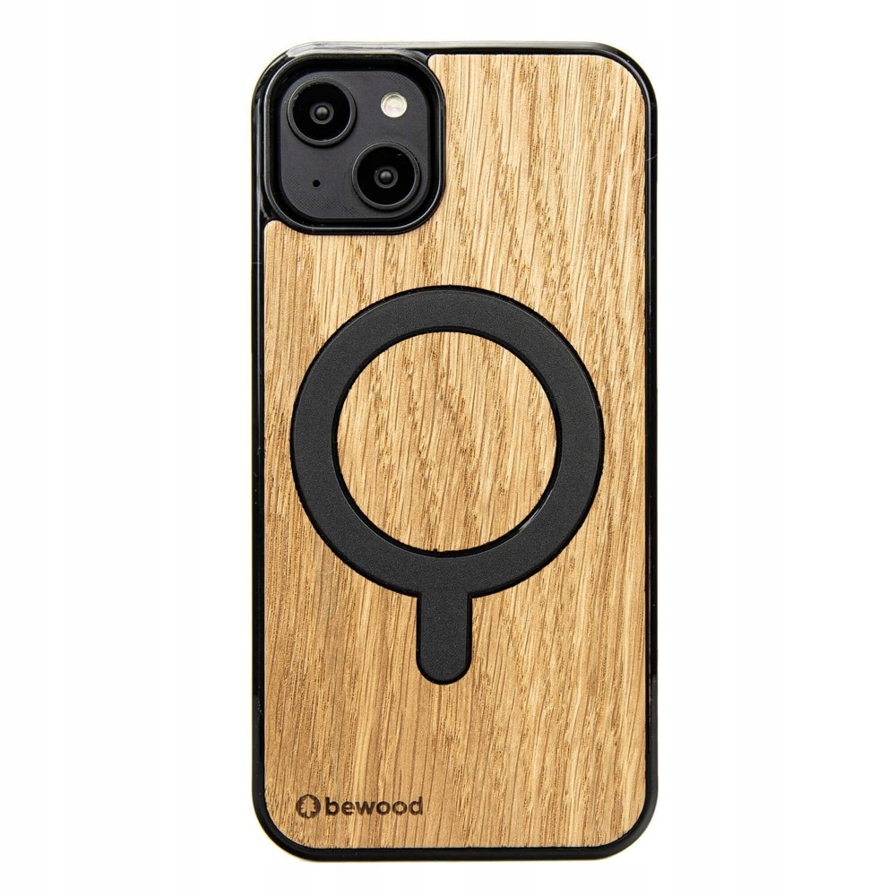 Dřevěné Pouzdro Bewood pro iPhone 15 Plus Dub s MagSafe