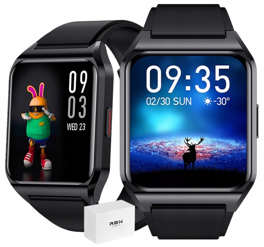SMARTWATCH DAMSKI ROZMOWY TERMOMETR MENU PL GRAWER