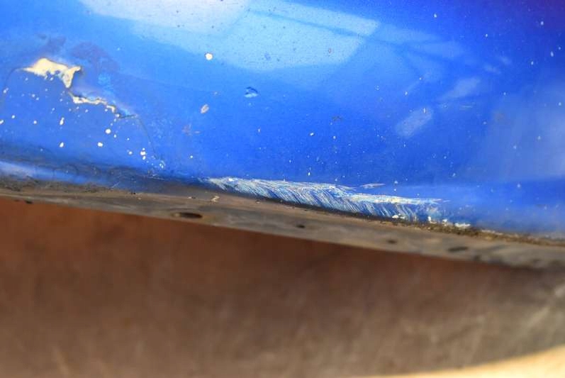 bumper front front blue MG ZR 105 01-05