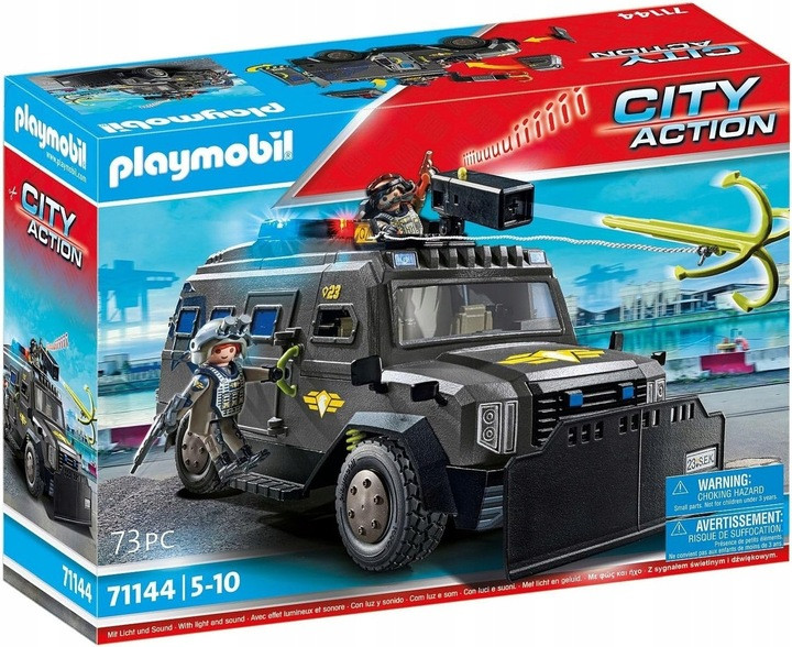PLAYMOBIL 71144 Pojazd Terenowy Jednostki Swat