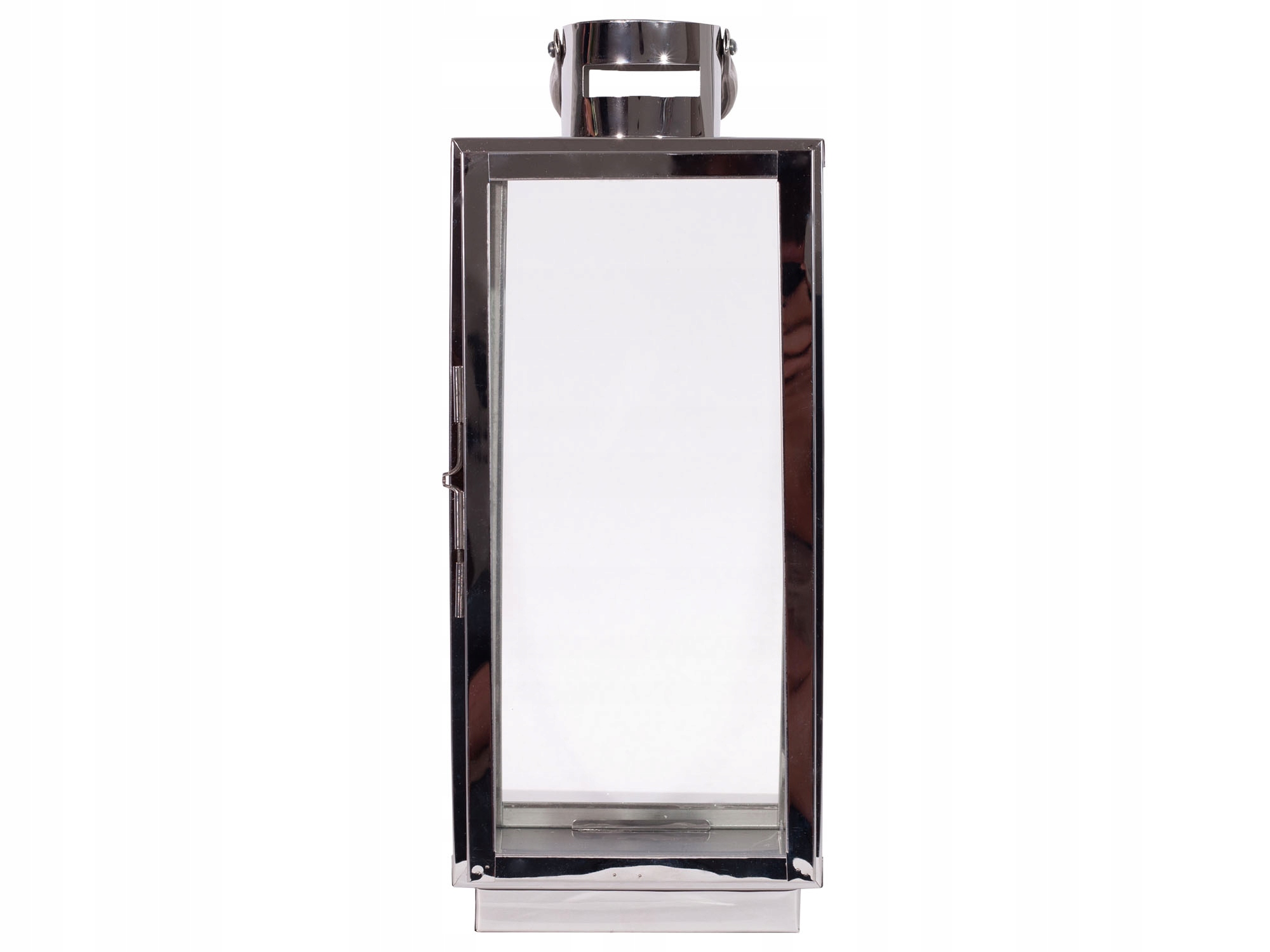 LATARNIA LAMPION ŚWIECZNIK STAL CHROM 56CM XXL Kod producenta 846-56S