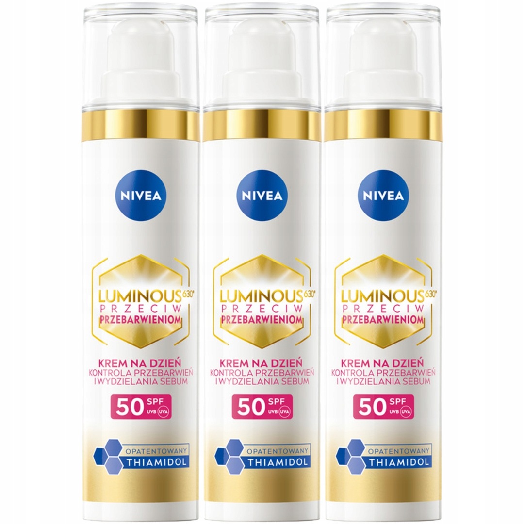 Nivea Cellular Luminous 630 Krem Przeciw Przebarwieniom na Dzień 3x40ml
