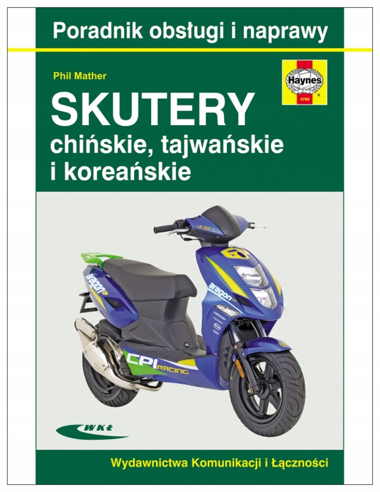 

Skutery chińskie tajwańskie koreańskie 2003-2014