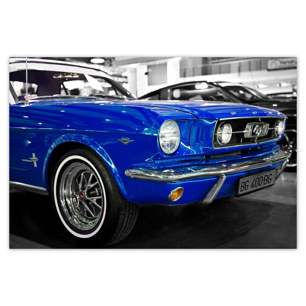 

Plakaty 60x40 Niebieski Ford Mustang