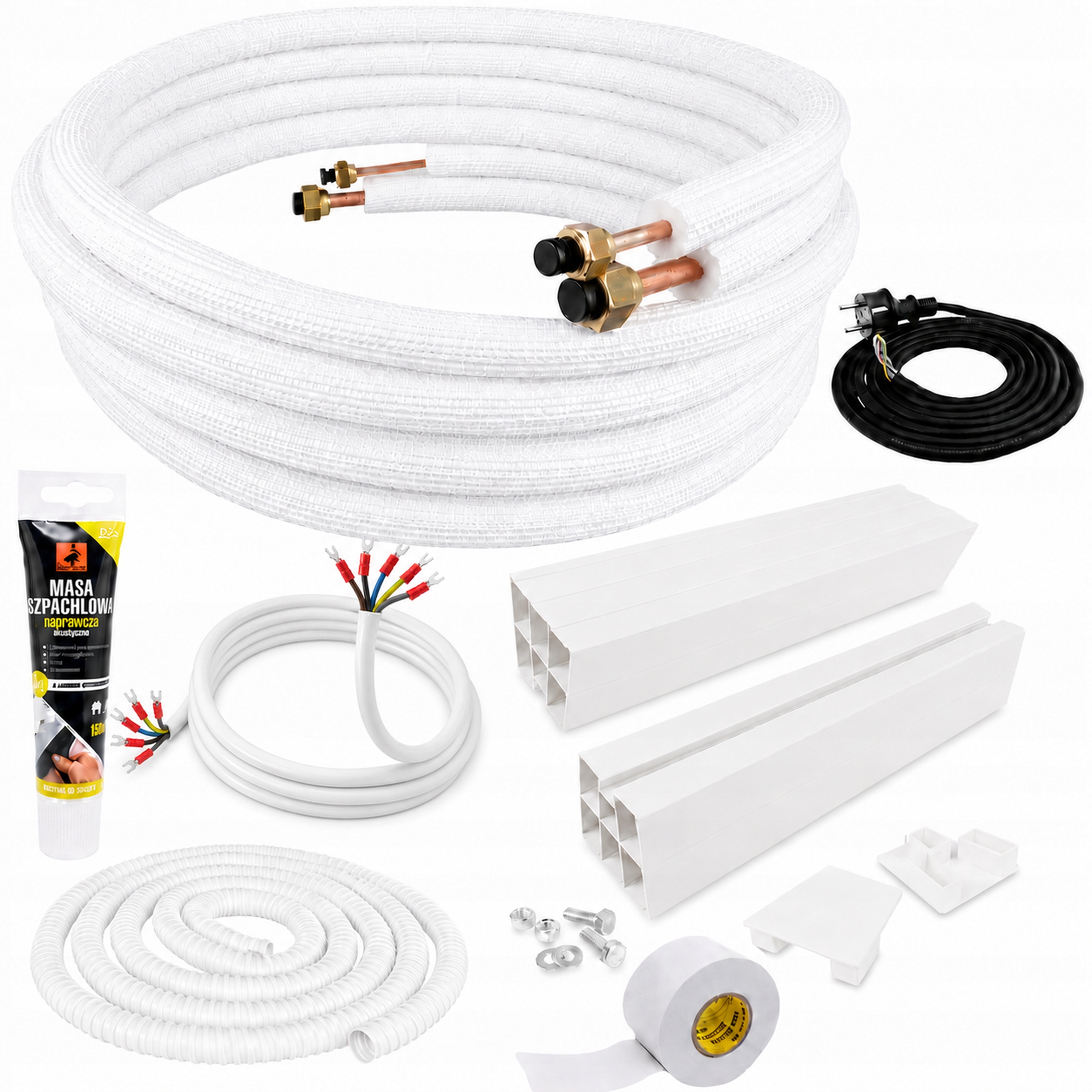 Sada Pro Montáž Klimatizace do 3,5 kW Trubka 5 m Pvc držák