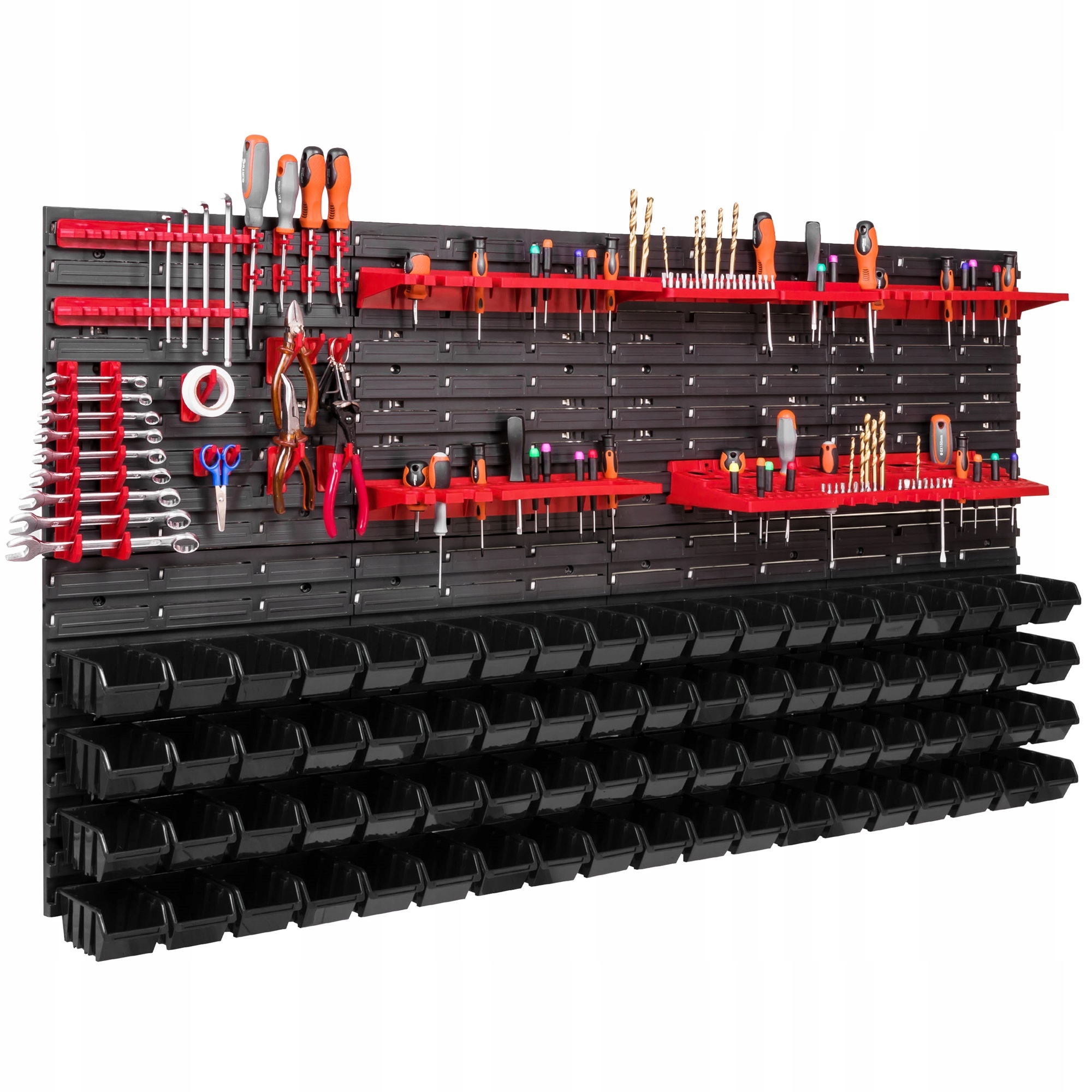 Dílenská tabule na nářadí 156 x 78 cm, stěna