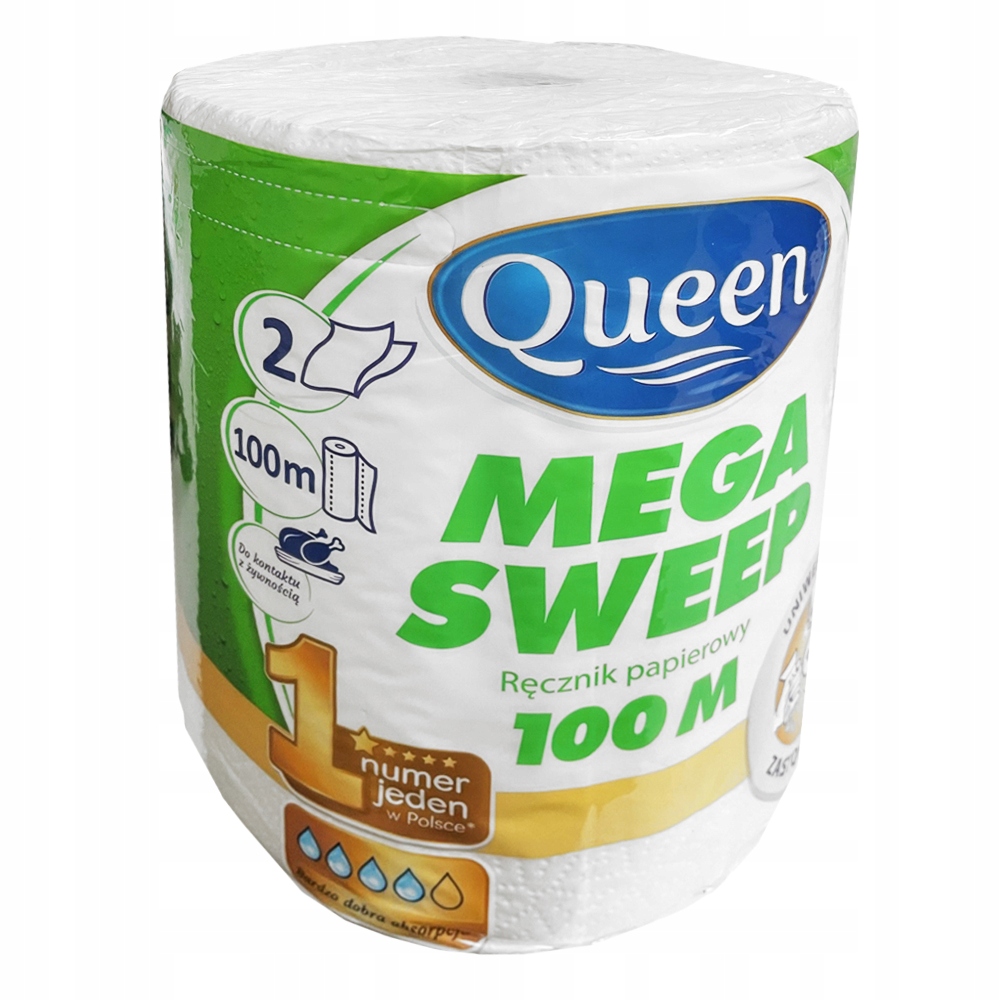 

Ręcznik Papierowy Queen Sweep Biały 100m
