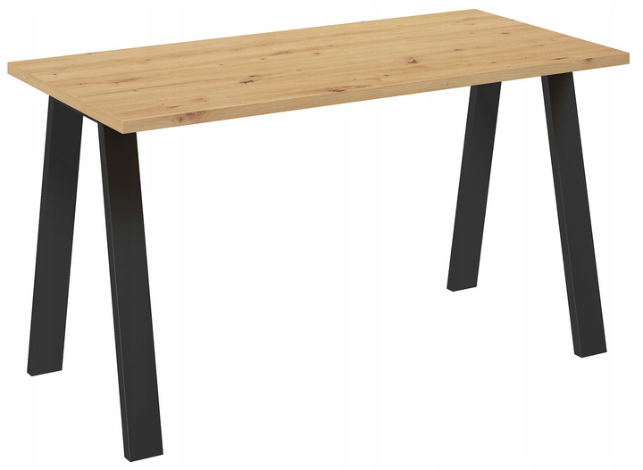 Stół loftowy do jadalni KLEO 138 x 67 DĄB ARTISAN