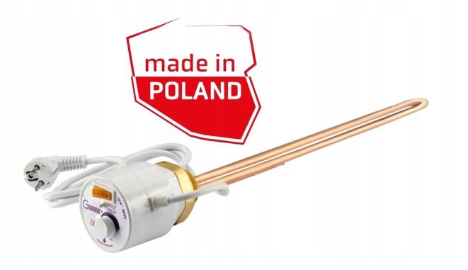 Ohřívač Gwarant pro bojler s termostatem, mosazný, vypnutý, napájení 2000W 5/4