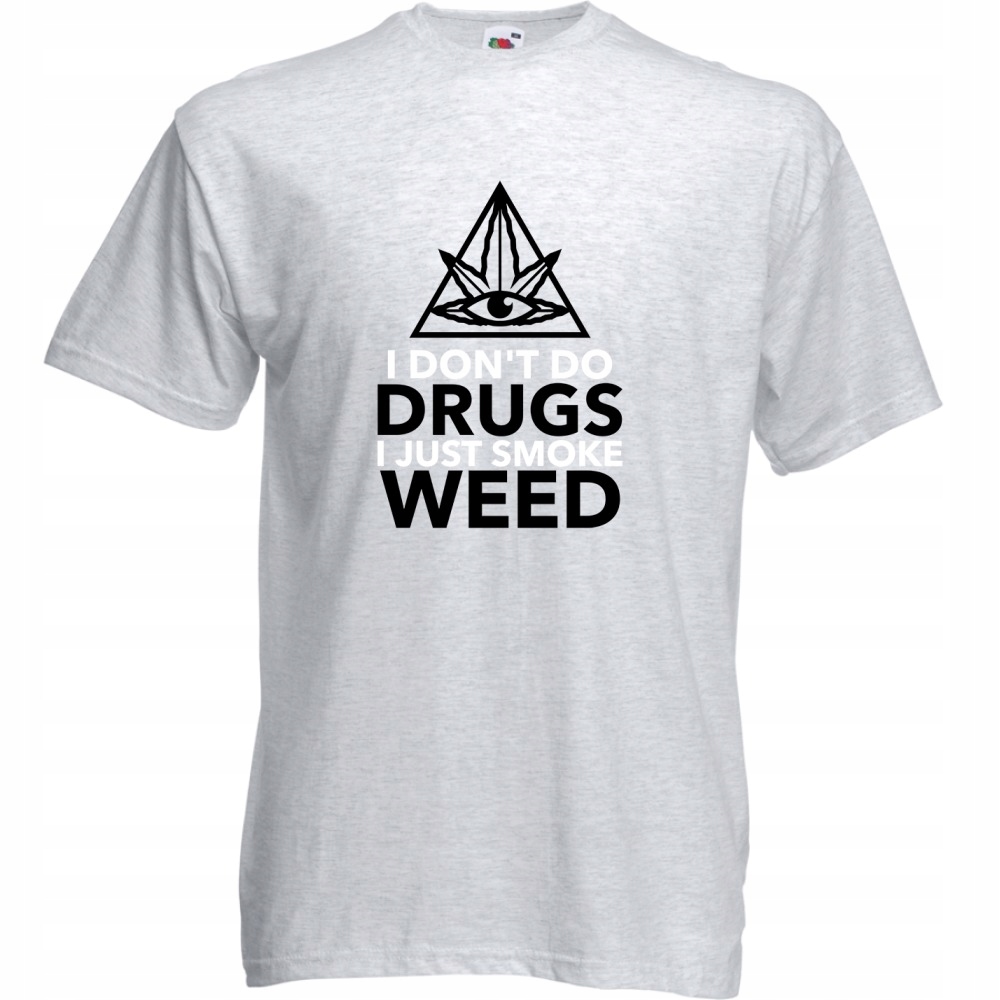 

Koszulka smoke weed 420 joint M ash szara