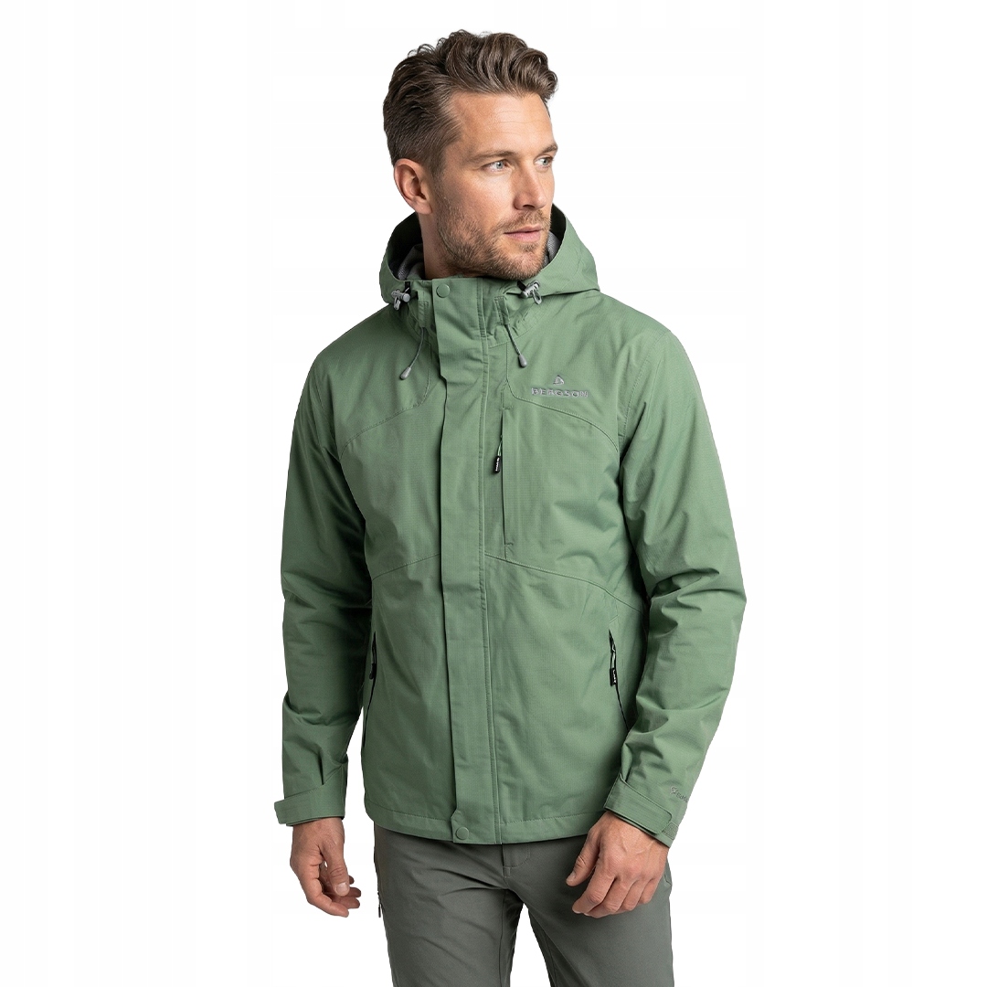 Kurtka membranowa męska Bergson Essence Stx WL26 10K wodoodporna Olive 3XL