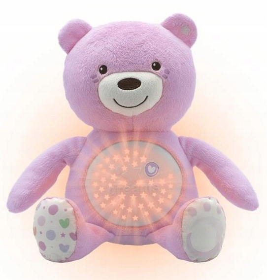 CHICCO MIŚ Z PROJEKTOREM 3W1 LAMPKA + KOŁYSANKI Bohater Inny