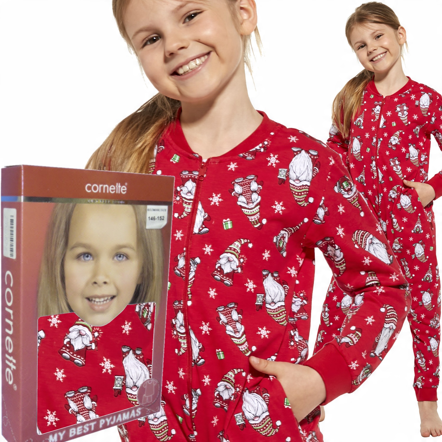 

Cornette kombinezon piżama 955/162 Gnomes 2 gnomy