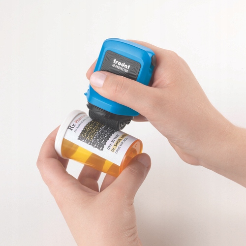 Pieczątka ID Protector do ochrony danych osobowych roller + 3 WKŁADY ZESTAW Liczba wersów 5-6 wersów