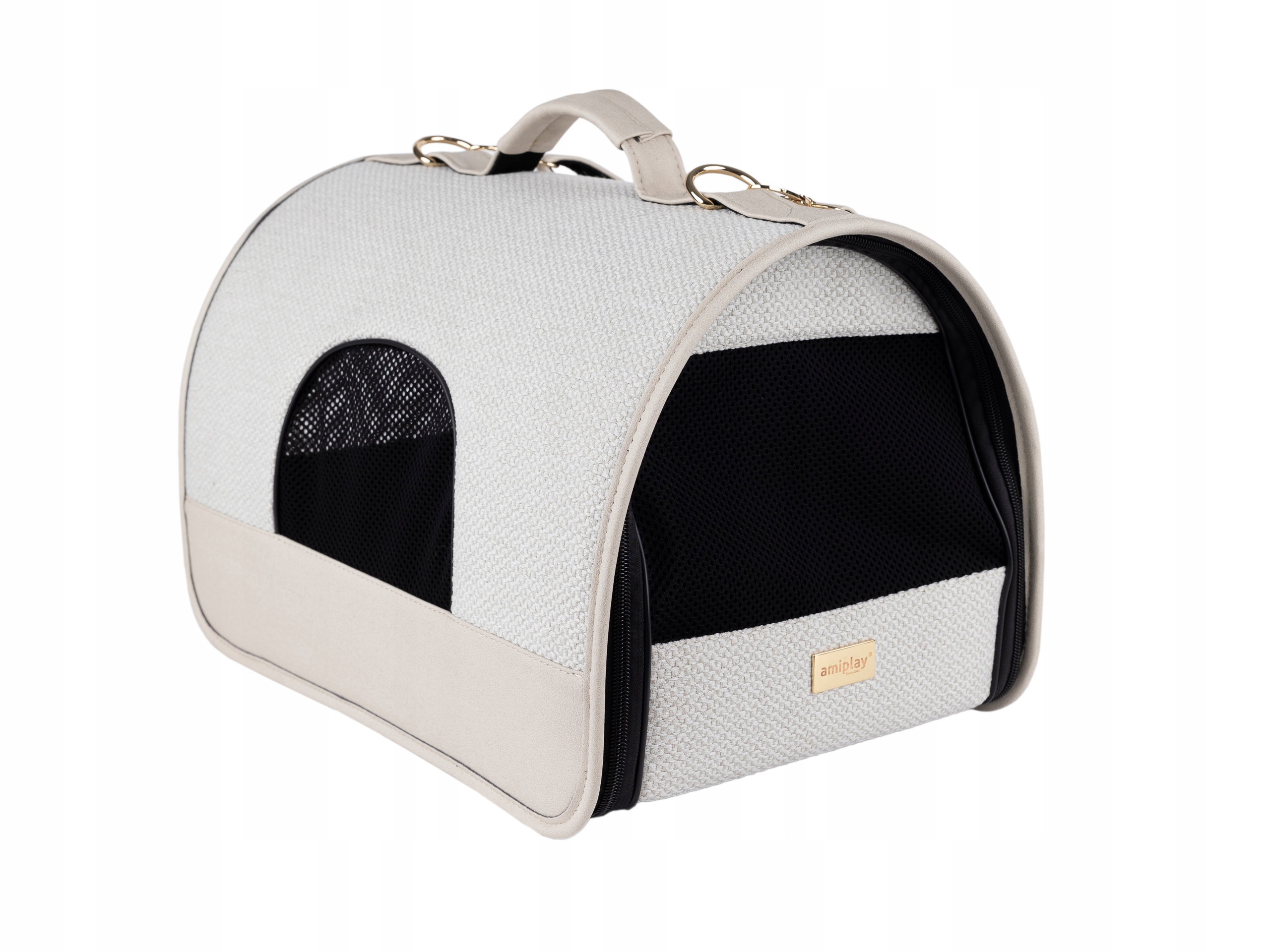 Levně amiplay přepravní taška milano L krémová