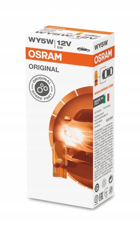 

żarówka Osram Wy 5W WY5W 12V pomarańczowa