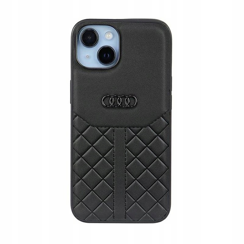 Audi Genuine Leather Etui iPhone 14 (Czarny)