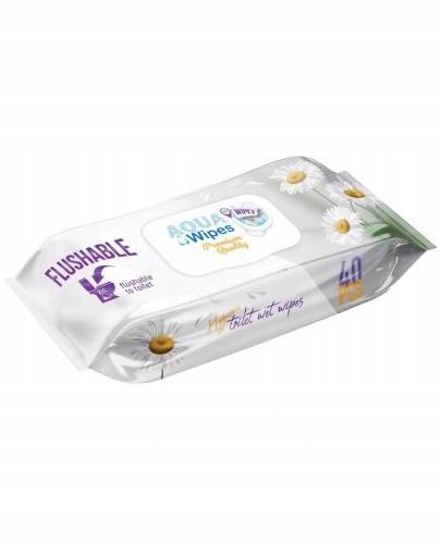 

Aqua Wipes Premium Mokry Papier toaletowy, 40 szt