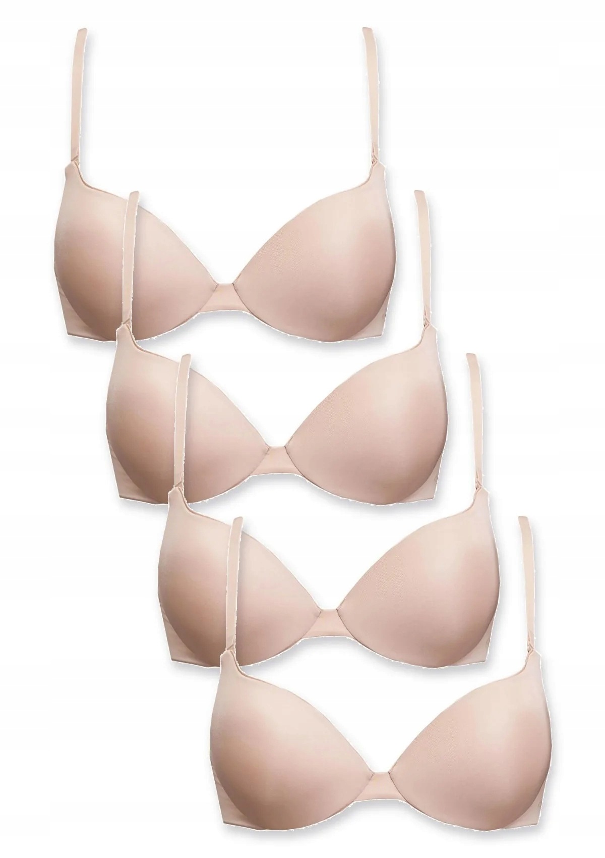 Sielei Fantastic 1590 push-up podprsenka hladká 4 ks béžová 70B