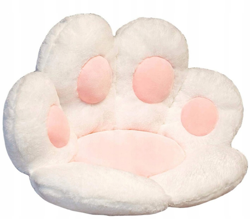 

Poduszka dekoracyjna ozdobna futrzak kocia łapa