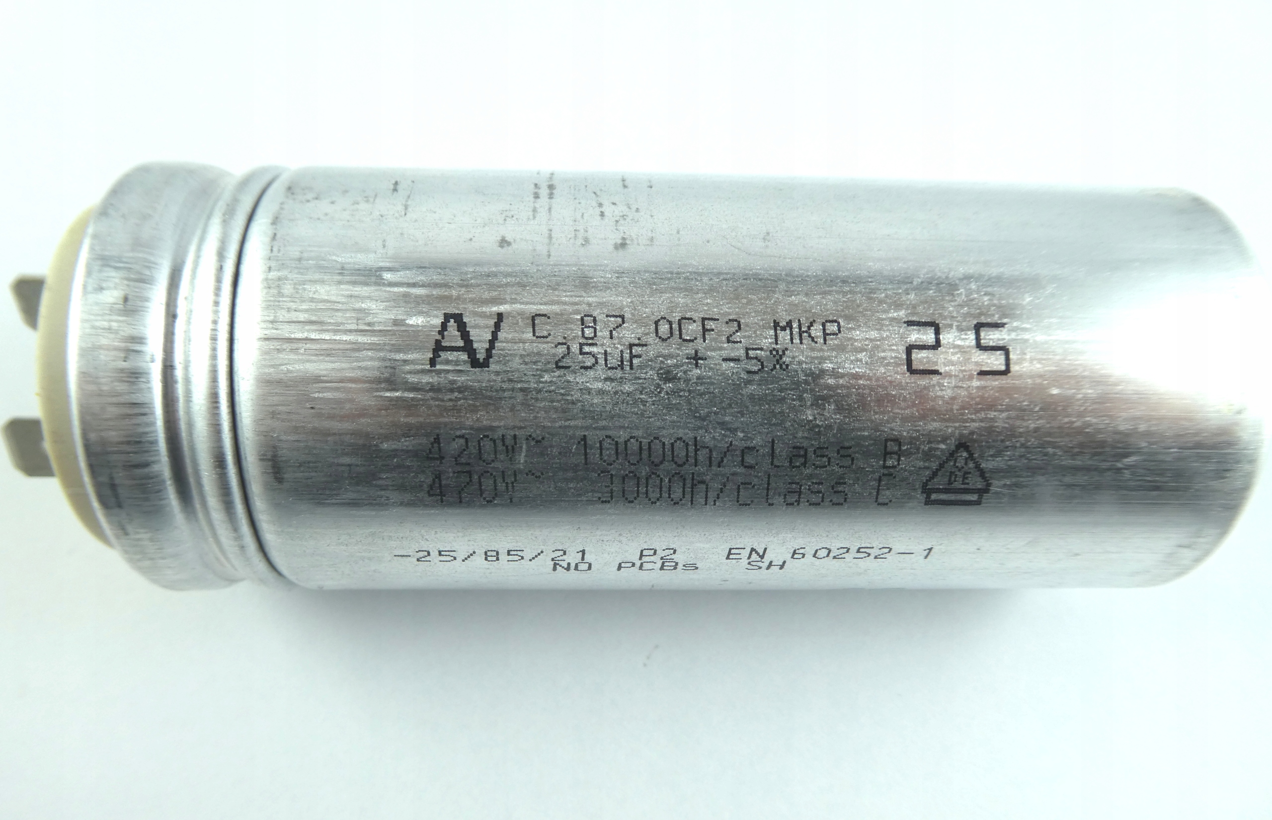 

Arcotronics Rozruchowy 470V 25uF 25000nF 5%