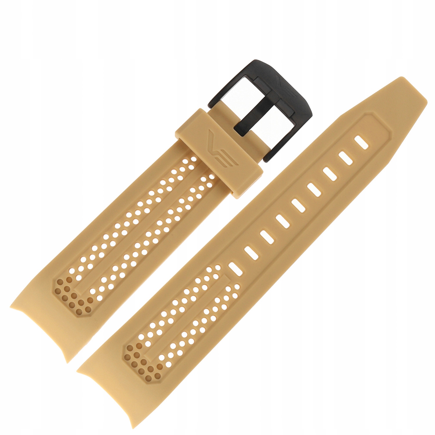 Pásek Atomic Age Silikon (C697) krémově černý