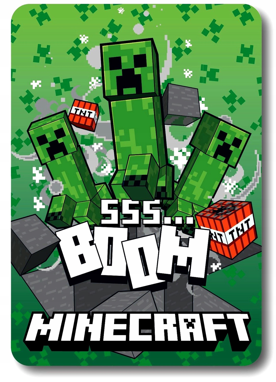 Zestaw Koc + Poduszka Minecraft