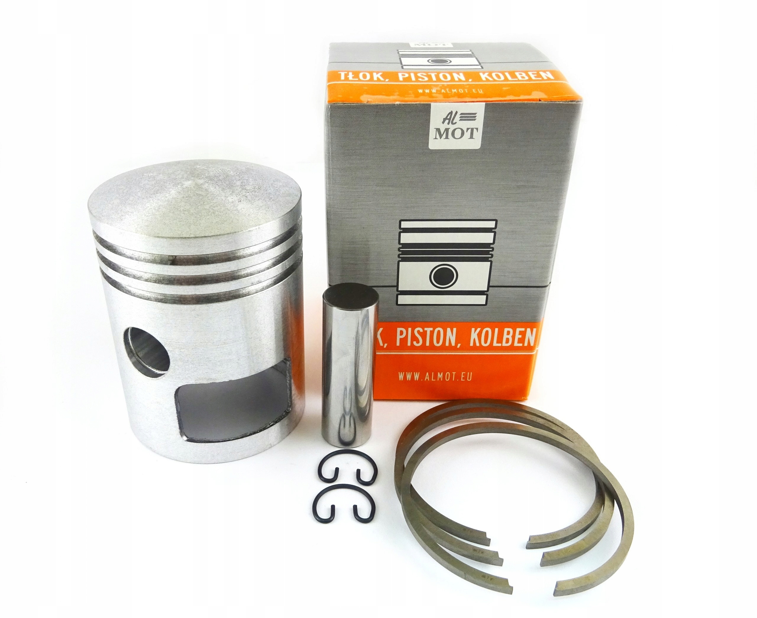 T11367/3L/KPL-Q - ПОРШЕНЬ CZ 350 AK20 ОВАЛЬНЫЙ ЛЕВЫЙ 58.75 ММ ПОЛНЫЙ КОМПЛЕКТ