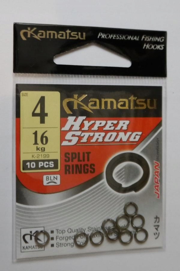 Kółko Kamatsu Hyper Strong Split Ring Bln 4mm