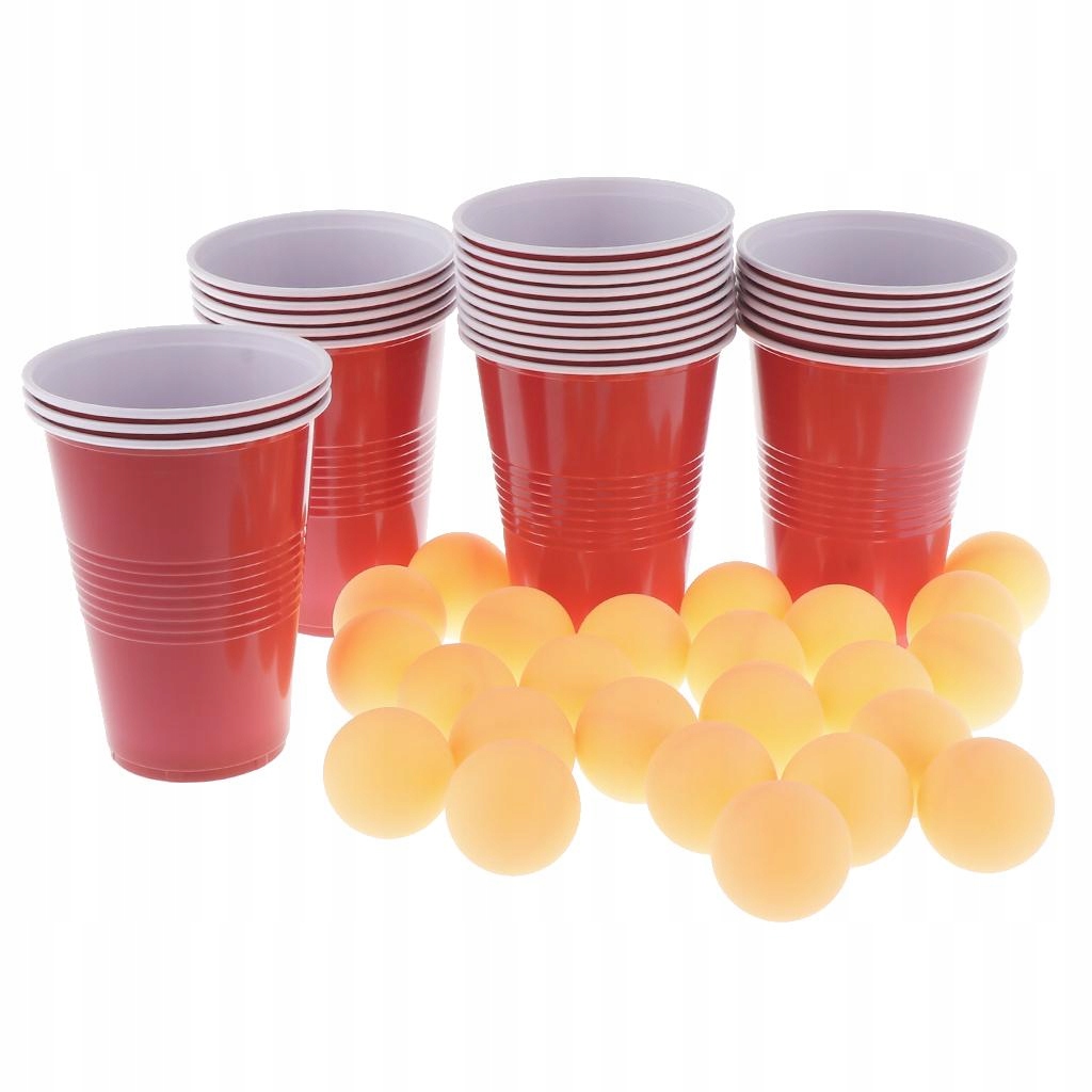 Portable Beer Pong Game Set with Package 24 Cups+2 Kod producenta Tongina-54031472