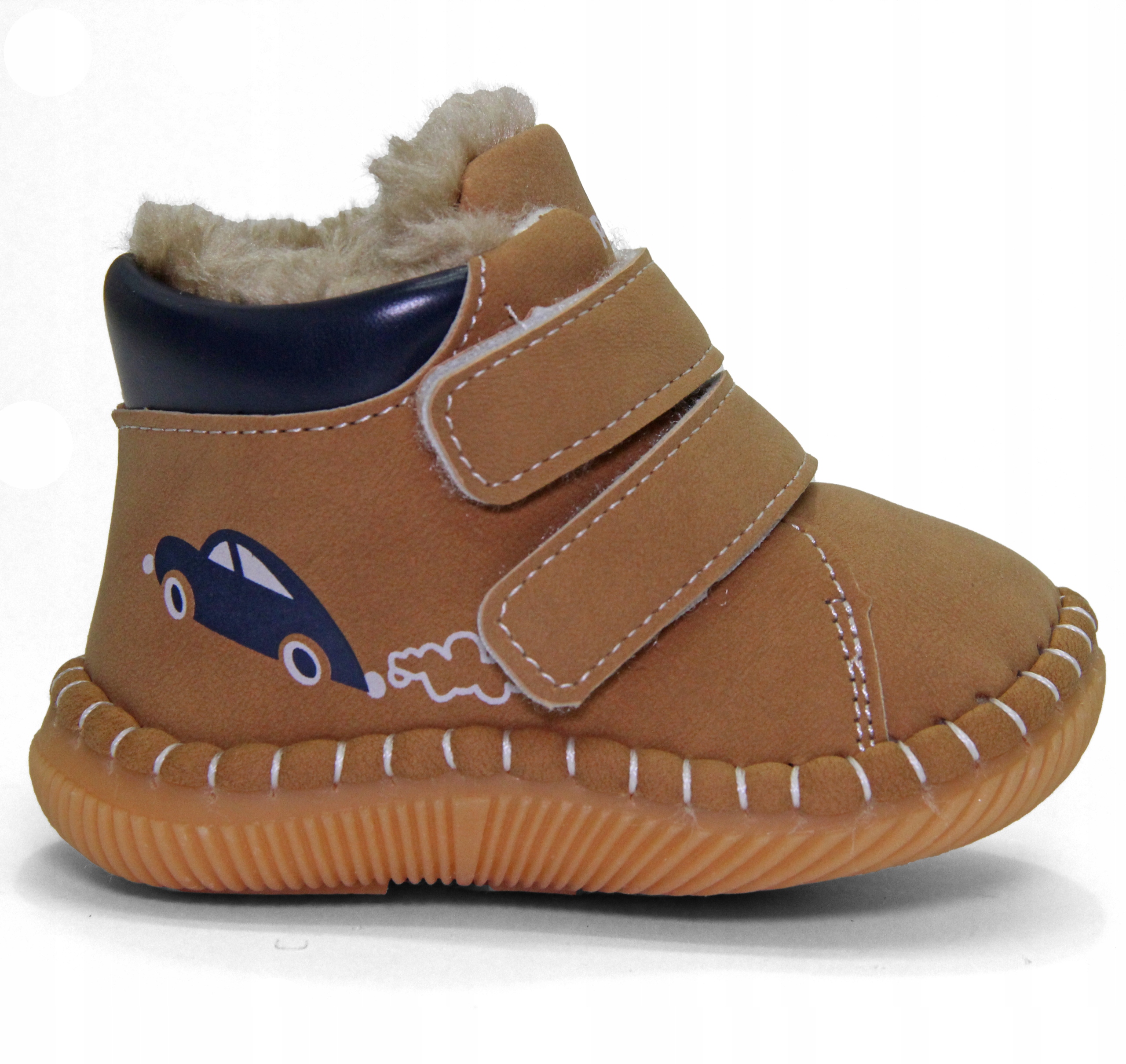 

Trzewiczki kozaczki futerko zimowe 20/12cm camel