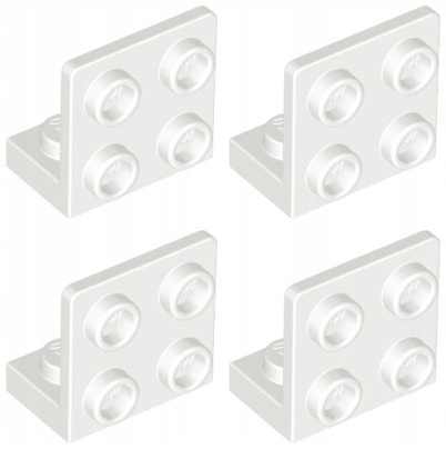 

Lego 99207 Płytka Łamana biała Nowa (4g) 4 szt.