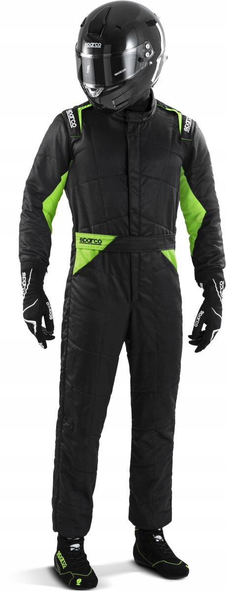 Kombinéza Sparco Sprint čierno-zelená veľ 54