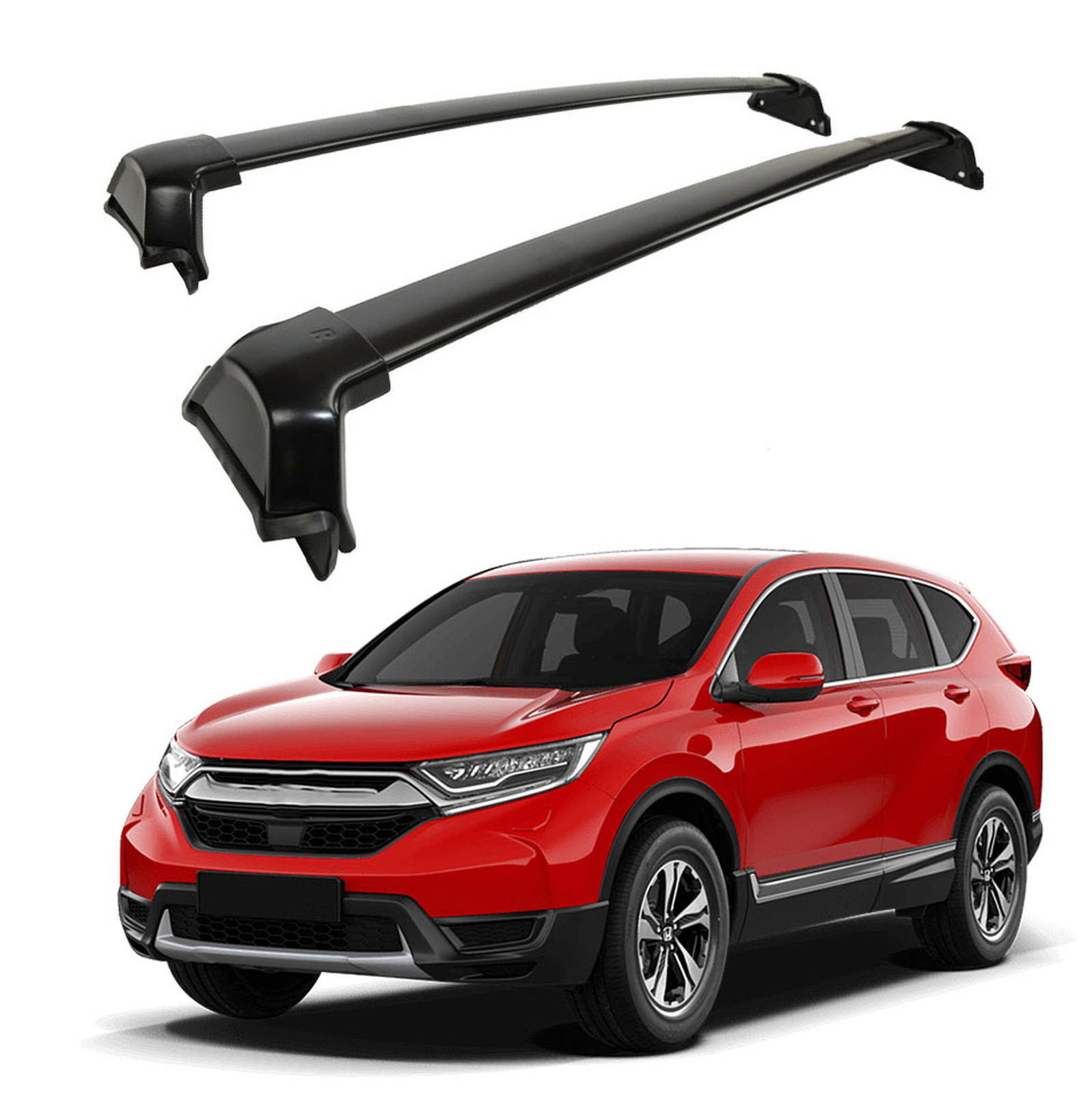 Strešné nosiče priečniky pre Honda Cr-v 2018-2022, Oem štýl čierny 2 ks