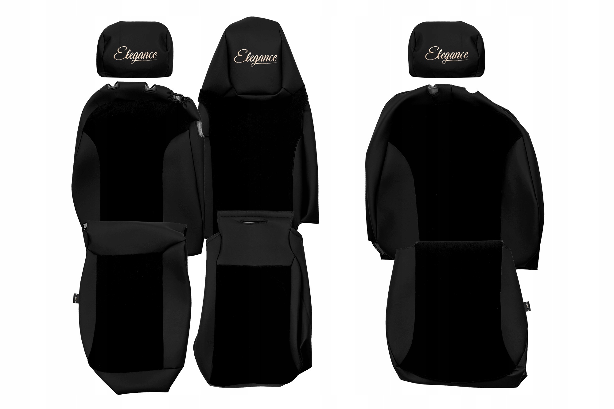 Poťahy na sedadlá Bus Van Renault Trafic III 03.14-12.23 Kreslá 1+2