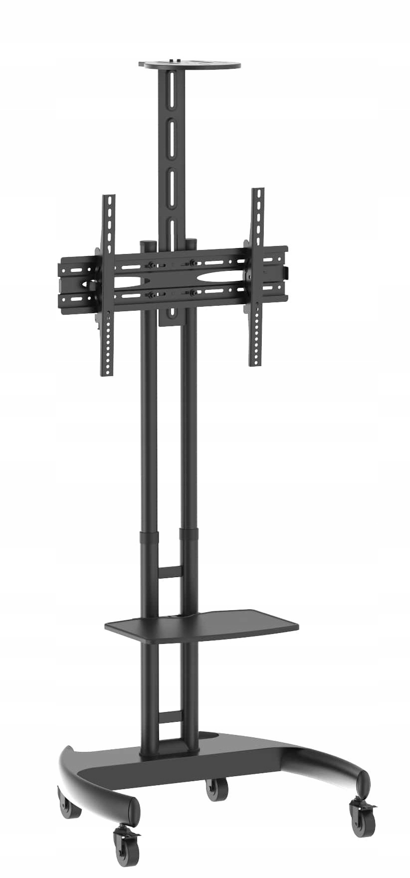 Stojak TV pod telewizor 32-80 cale na kółkach z półkami Teleskopowy Model KART-11
