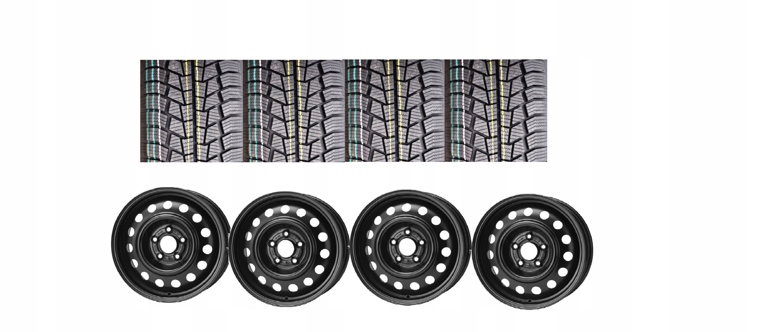 NOWE KOŁA ZIMA SEAT ALTEA EXEO 205/55R16 VIKING Rodzaj felg Stalowe