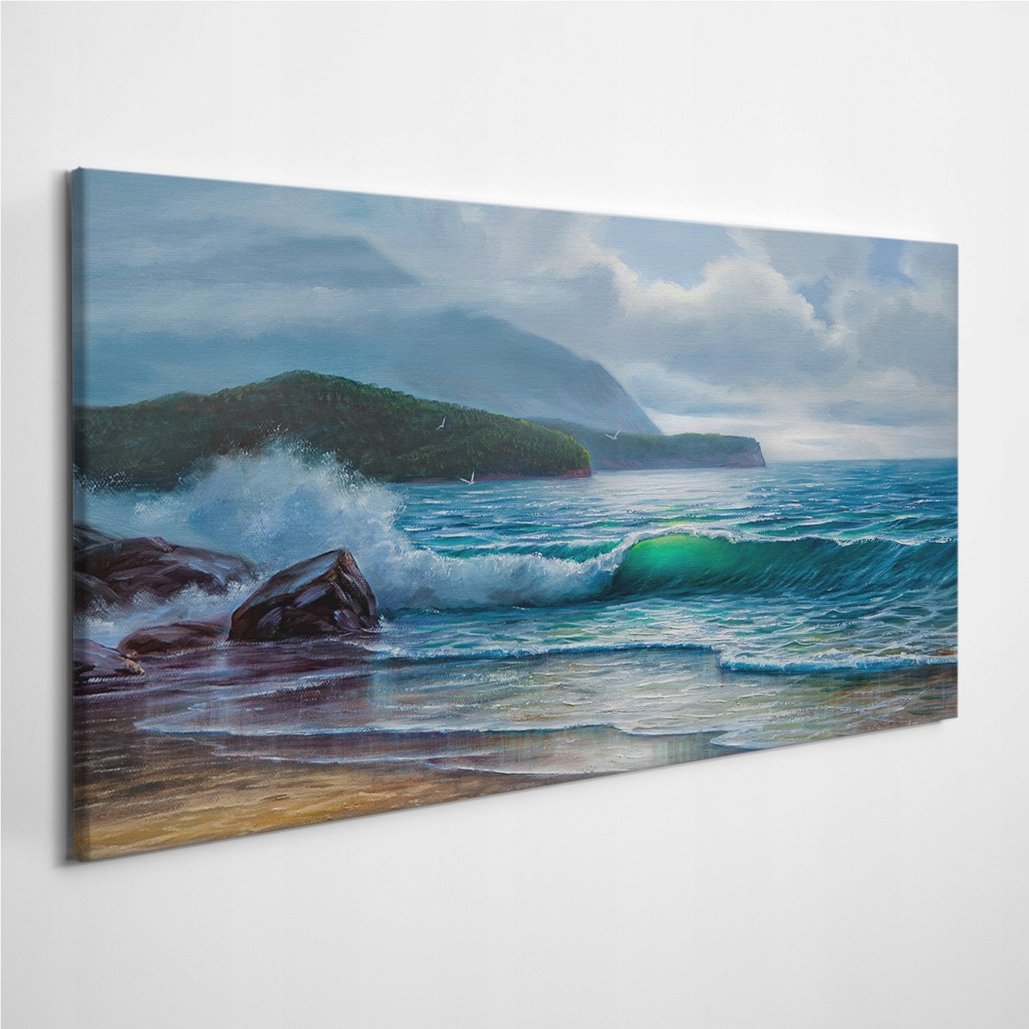 

Obraz na płótnie na ścianę Morze Fale Piana 120x60