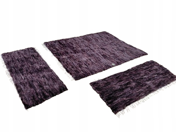 Sada kožených prikrývok Tmavý bronz Prírodná ovčia koža