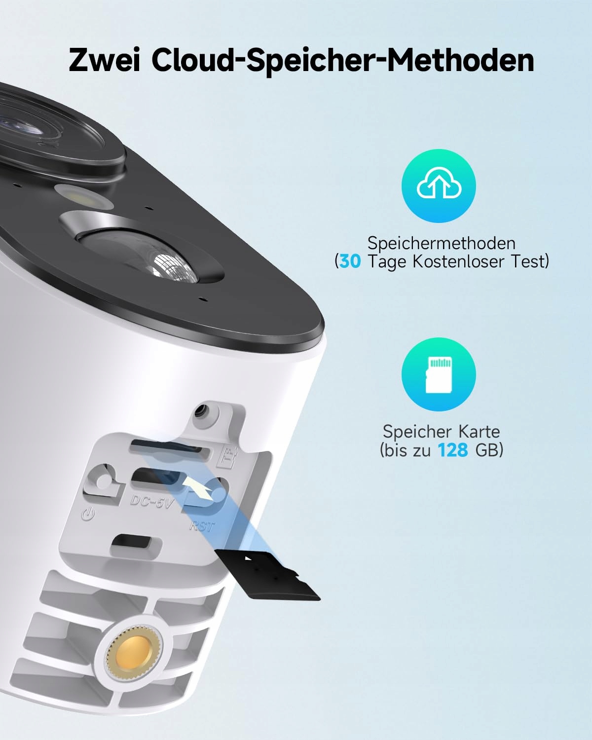 PESAIR 2K Solar WiFi Outdoor Camera with Color Night Vision — miniatura 7